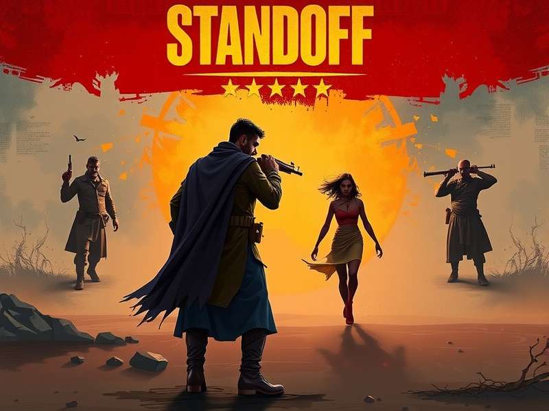 Standoff 2 गेमप्ले दृश्य, दो टीमें एक दूसरे से लड़ रही हैं