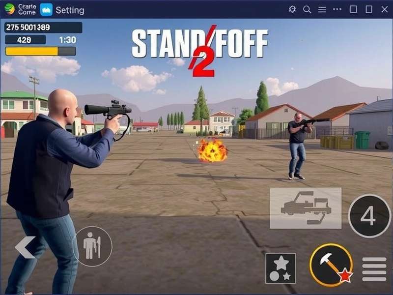 Standoff 2 intense competitive gameplay on a mobile device