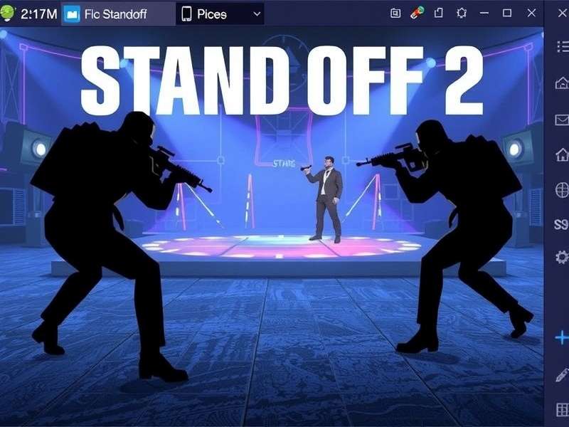Standoff 2 PC gameplay with cheats interface