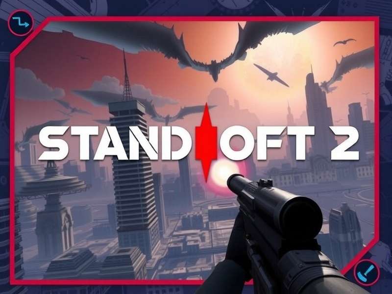 Gamer playing Standoff 2 on PC using emulator