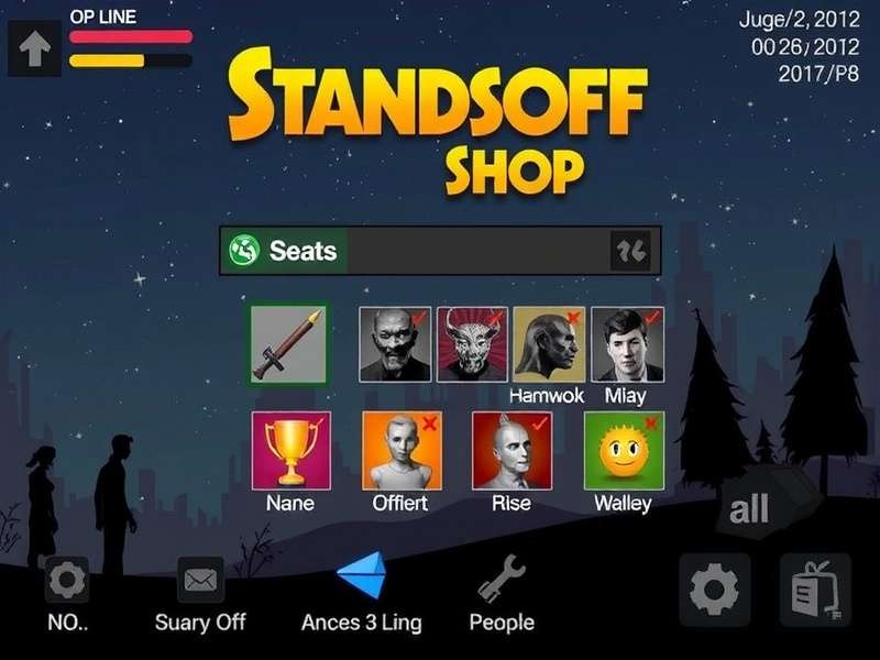Standoff 2 Shop interface showing skins, knives and discounts for Indian players